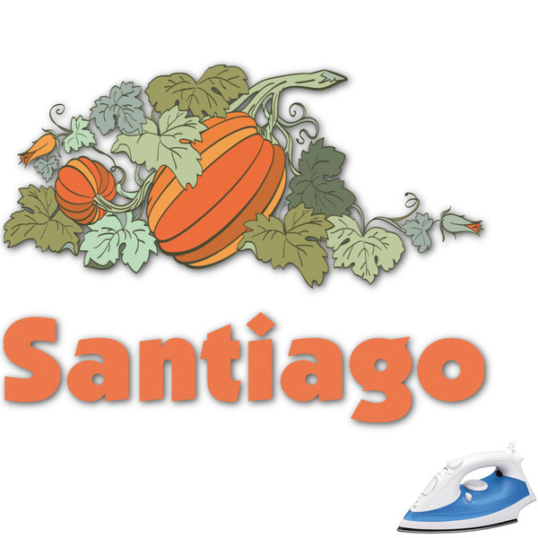 Custom Pumpkins Graphic Iron On Transfer - Up to 15"x15" (Personalized)