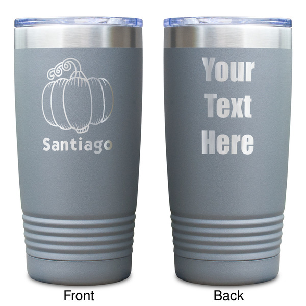 Pumpkins Gray Polar Camel Tumbler - 20oz - Double Sided - Approval