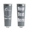 Pumpkins Grey RTIC Everyday Tumbler - 28 oz. - Front and Back