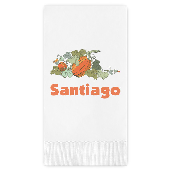 Custom Pumpkins Guest Paper Towels - Full Color (Personalized)