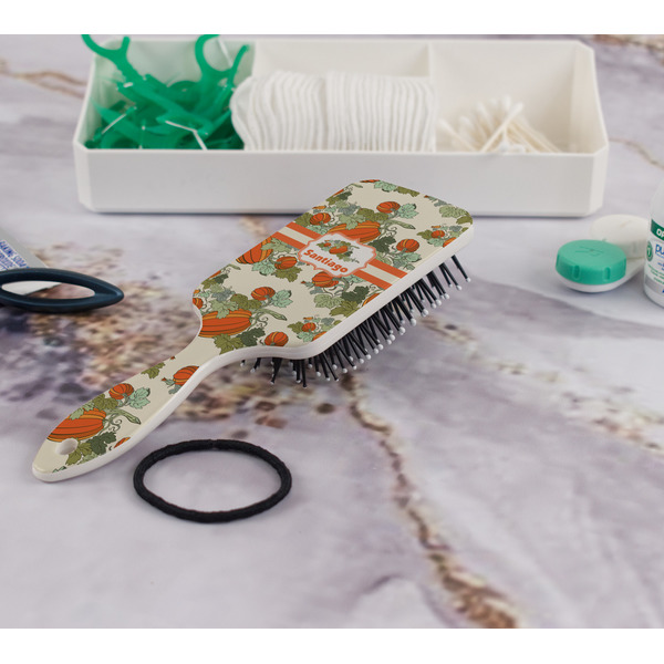 Pumpkins Hair Brush - In Bathroom