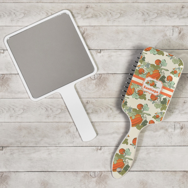 Pumpkins Hair Brush - In Context