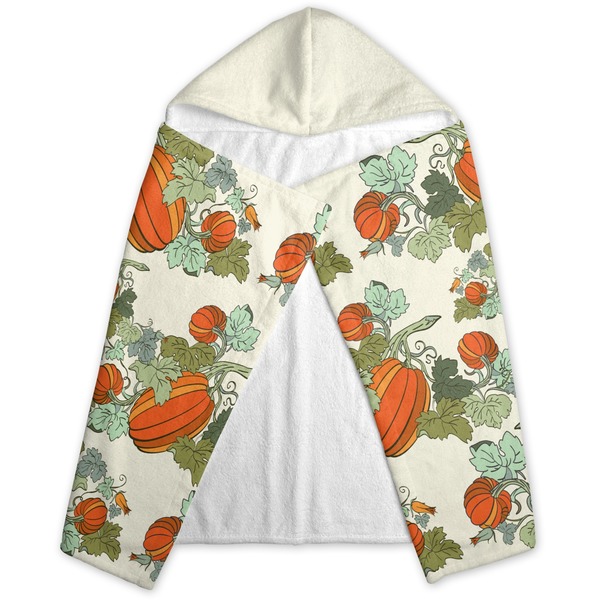 Pumpkins Hooded Towel - Folded