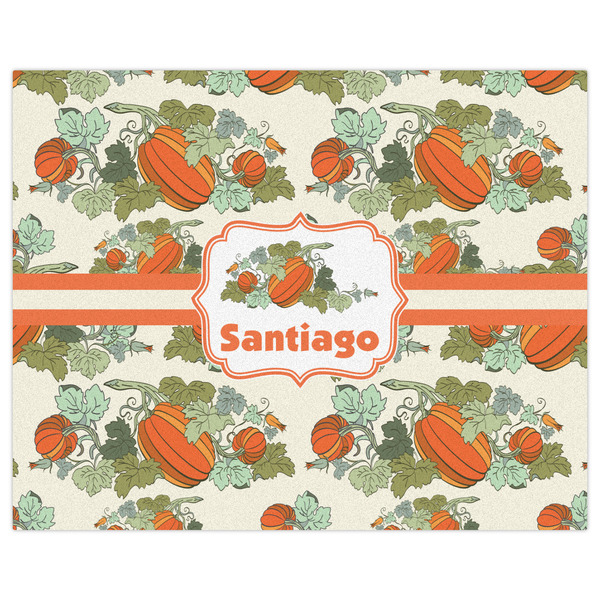 Pumpkins Indoor / Outdoor Rug - 8'x10' - Front Flat