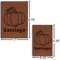 Pumpkins Journal Size Comparisons w/ Dimensions