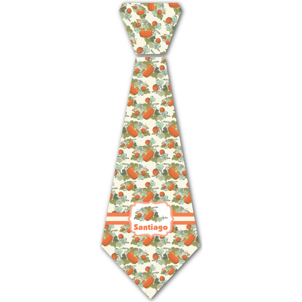 Custom Pumpkins Iron On Tie - 4 Sizes w/ Name or Text