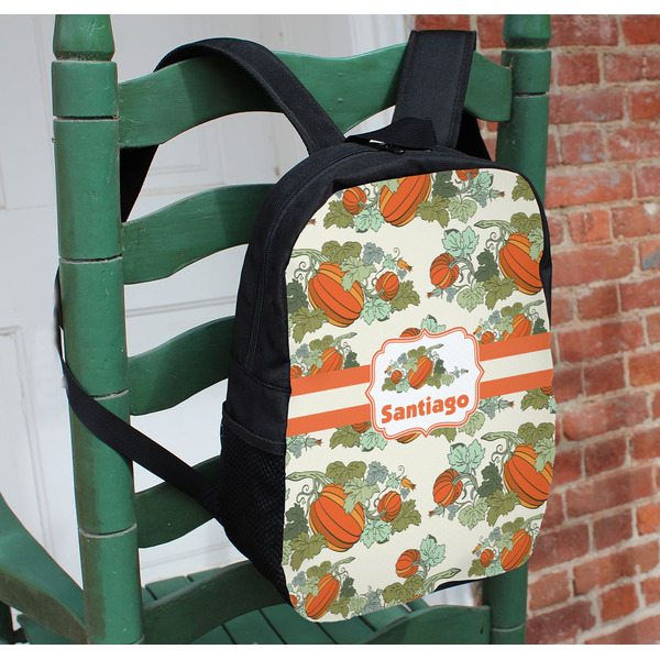 Pumpkins Kids Backpack - In Context