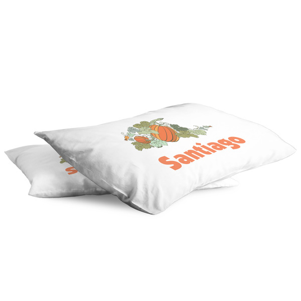 Pumpkins King Pillow Case - TWO (partial print)