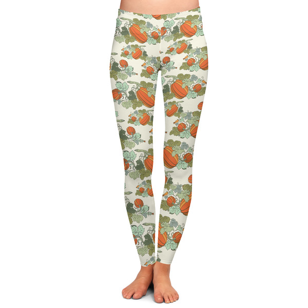 Custom Pumpkins Ladies Leggings - Extra Large