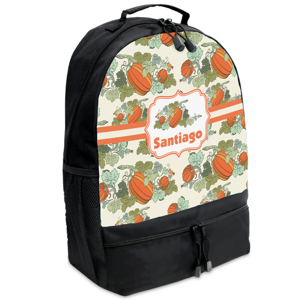 Custom Pumpkins Backpacks - Black (Personalized)