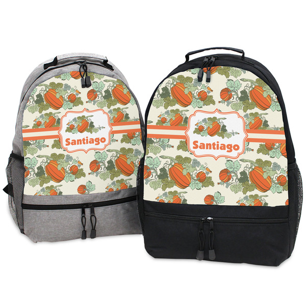 Pumpkins Large Backpacks - Both
