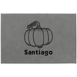 Pumpkins Large Gift Box w/ Engraved Leather Lid (Personalized)