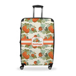 Pumpkins Suitcase - 28" Large - Checked w/ Name or Text