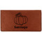 Pumpkins Leather Checkbook Holder - Main
