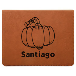 Pumpkins Leatherette 4-Piece Wine Tool Set (Personalized)