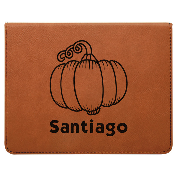 Pumpkins Leatherette 4-Piece Wine Tool Set Flat