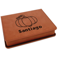 Pumpkins Leatherette 4-Piece Wine Tool Set (Personalized)