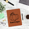 Pumpkins Leatherette Zipper Portfolio - Lifestyle Photo