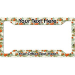 Pumpkins License Plate Frame (Personalized)