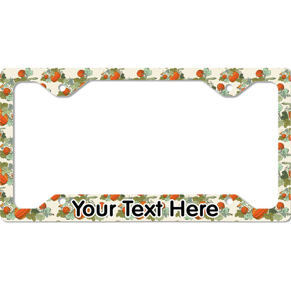 Custom Pumpkins License Plate Frame - Style C (Personalized)