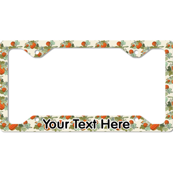 Pumpkins License Plate Frame - Style C