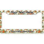 Pumpkins License Plate Frame - Style B (Personalized)