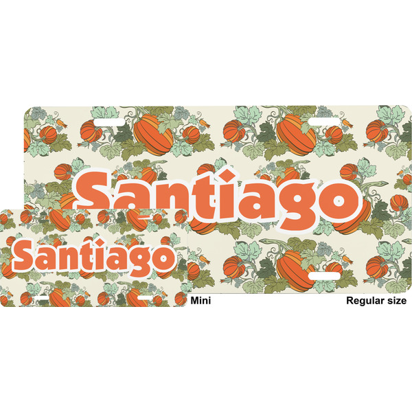 Pumpkins License Plate (Sizes)