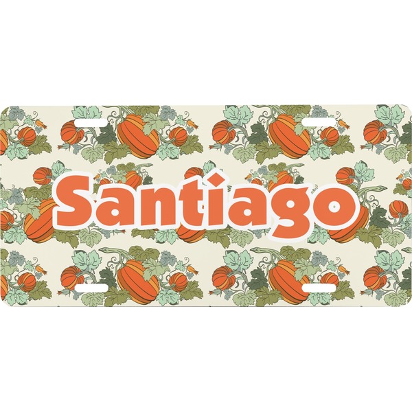 Custom Pumpkins Front License Plate (Personalized)