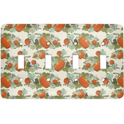 Pumpkins Light Switch Cover (4 Toggle Plate)