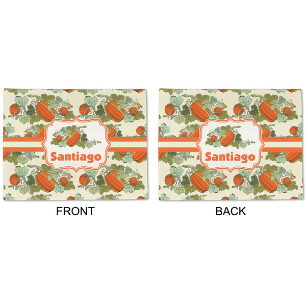 Pumpkins Linen Placemat - APPROVAL (double sided)