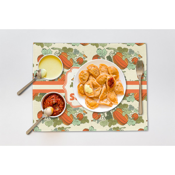 Pumpkins Linen Placemat - Lifestyle (single)
