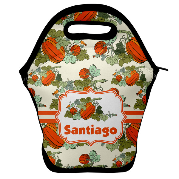 Custom Pumpkins Lunch Bag w/ Name or Text