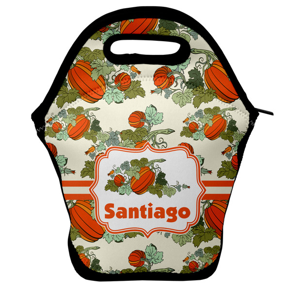 Custom Pumpkins Lunch Bag w/ Name or Text