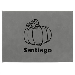 Pumpkins Medium Gift Box w/ Engraved Leather Lid (Personalized)
