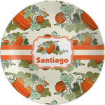 Pumpkins Melamine Salad Plate - 8" (Personalized)