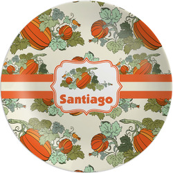 Pumpkins Melamine Plate (Personalized)