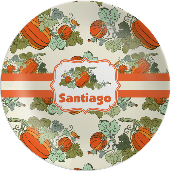 Custom Pumpkins Melamine Salad Plate - 8" (Personalized)
