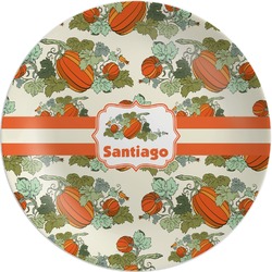 Pumpkins Melamine Plate (Personalized)