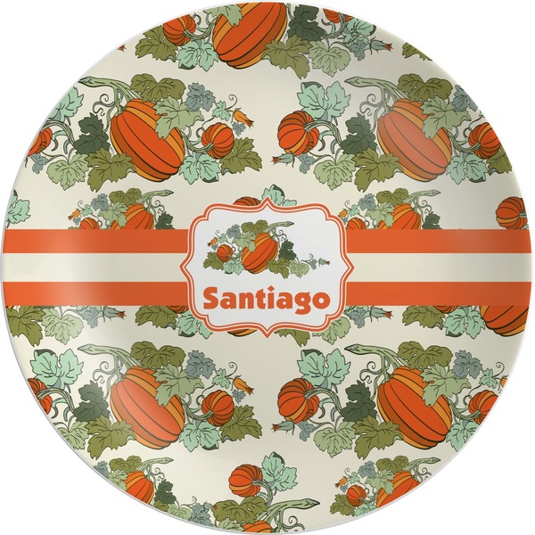 Custom Pumpkins Melamine Plate (Personalized)