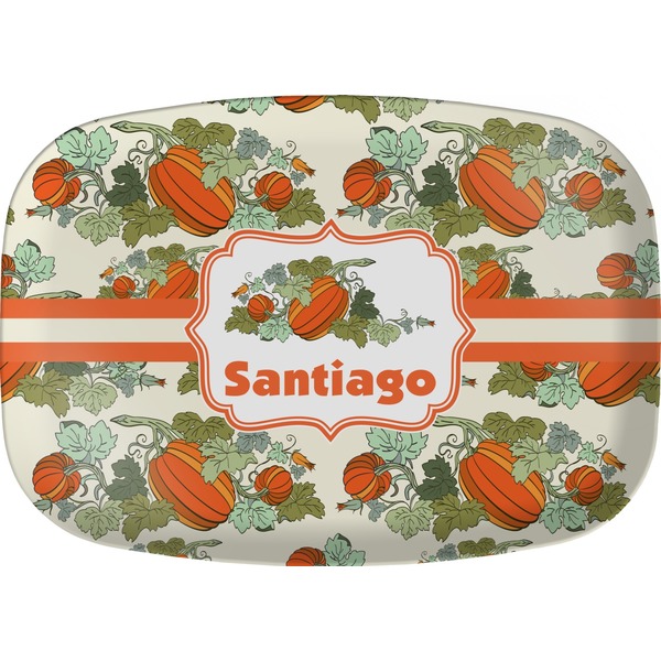 Custom Pumpkins Melamine Platter (Personalized)