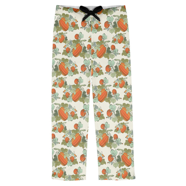 Custom Pumpkins Mens Pajama Pants - L