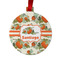 Pumpkins Metal Ball Ornament - Double Sided w/ Name or Text