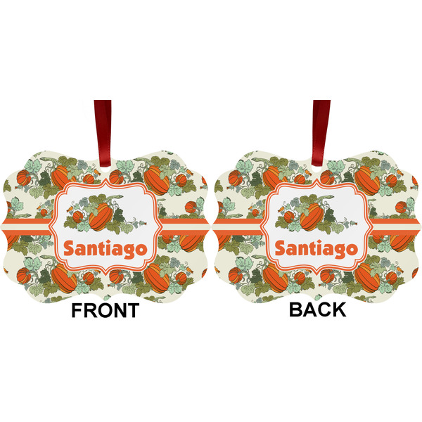Pumpkins Metal Benilux Ornament - Front and Back (APPROVAL)