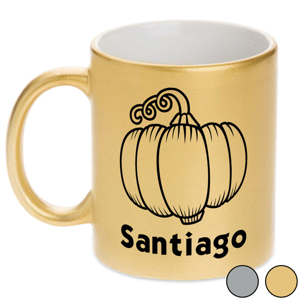 Pumpkins Metallic Mugs