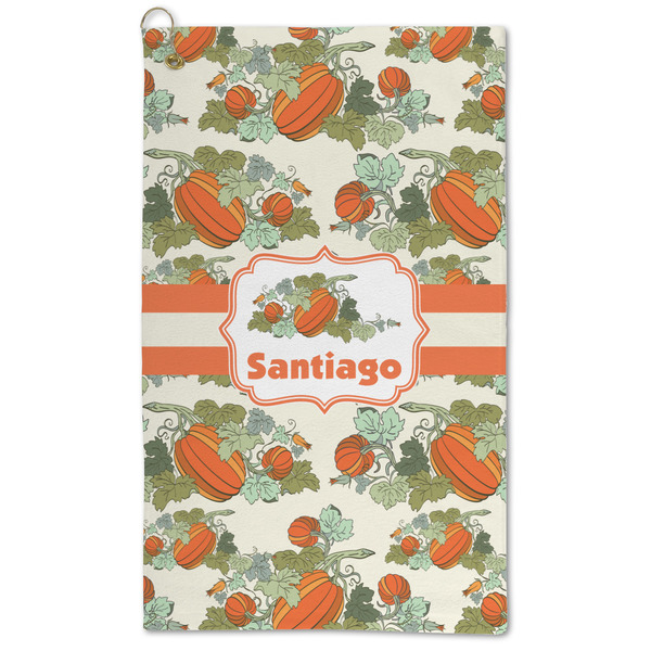 Custom Pumpkins Microfiber Golf Towel - Large (Personalized)