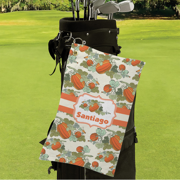 Pumpkins Microfiber Golf Towels - Small - LIFESTYLE