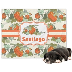 Pumpkins Dog Blanket (Personalized)