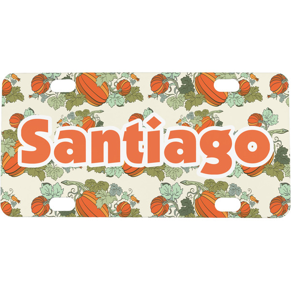 Custom Pumpkins Mini/Bicycle License Plate (Personalized)