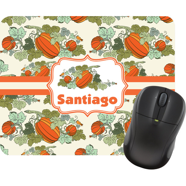 Custom Pumpkins Rectangular Mouse Pad (Personalized)