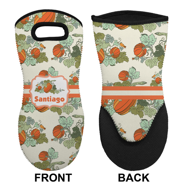 Pumpkins Neoprene Oven Mitt (Front & Back)